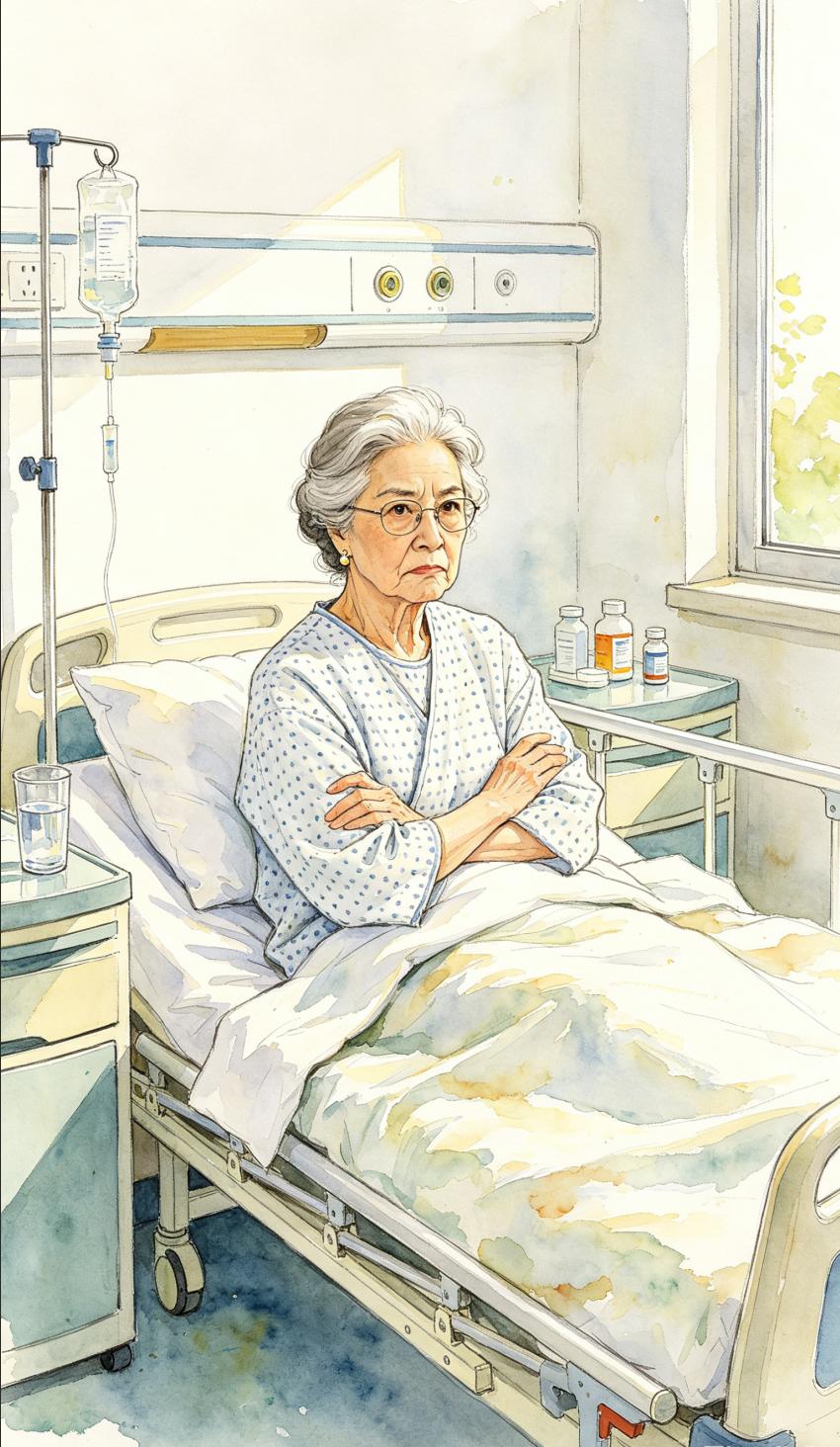 没人会为你的生命负责，除了你自己！

朋友家里有位老人，前段时间因为心脏不好住进