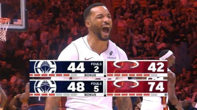 热火本赛季迄今为止的最佳比赛，这也热火唯一一场轮换阵容全部出战的比赛。赢球的气氛