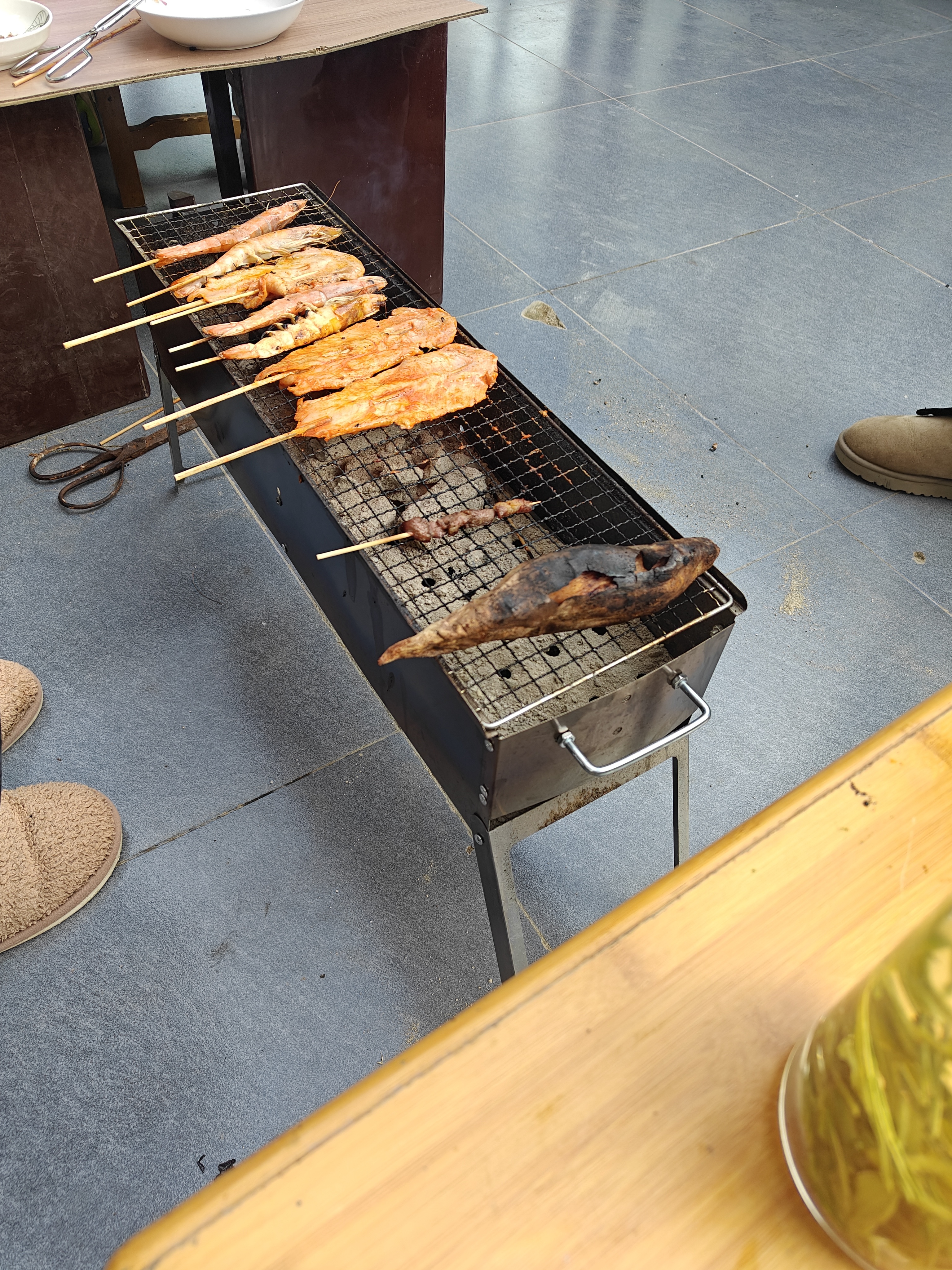 ▲来点家庭露天烧烤 