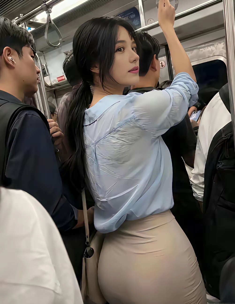 坐个地铁，被很多人搭讪，郁闷死了 