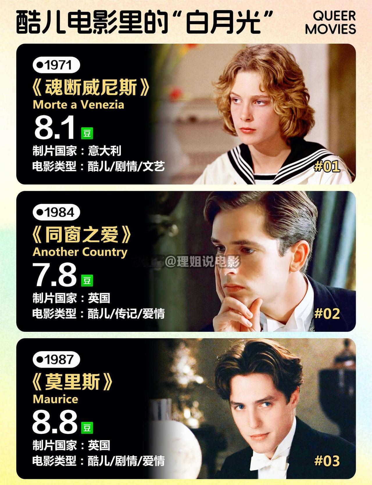 🎬谁懂啊🤩这些同影里有你的白月光吗
野生影评人 交换片单 红薯地宝藏片单 电