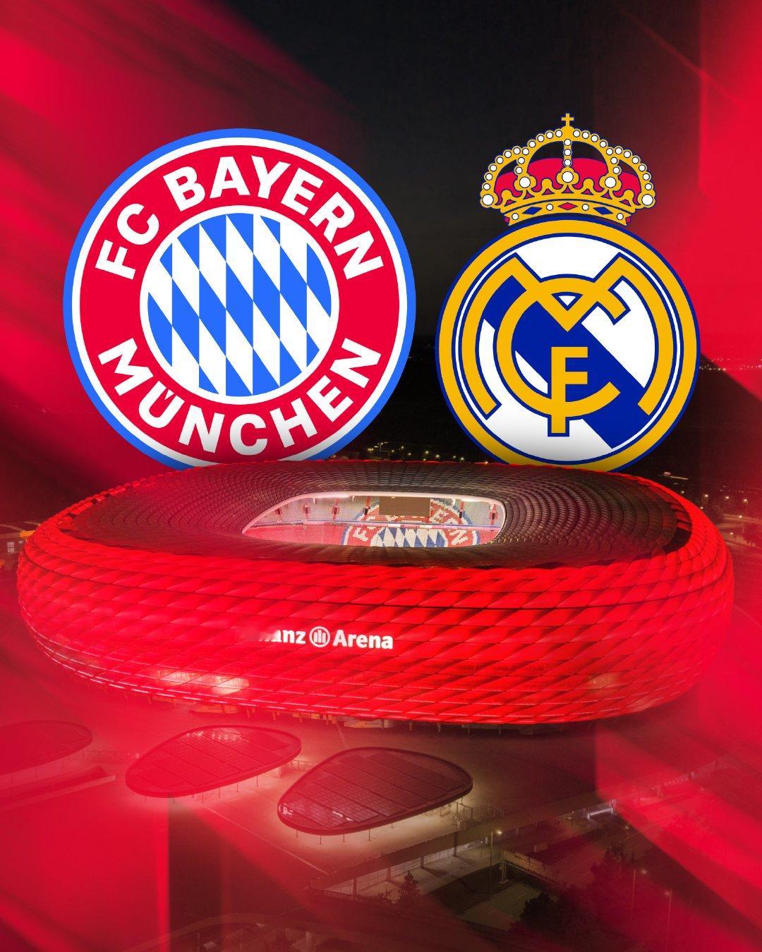 🚨接下来：皇马客场对阵拜仁！有没有信心❓👀欧冠联赛拜仁vs皇马