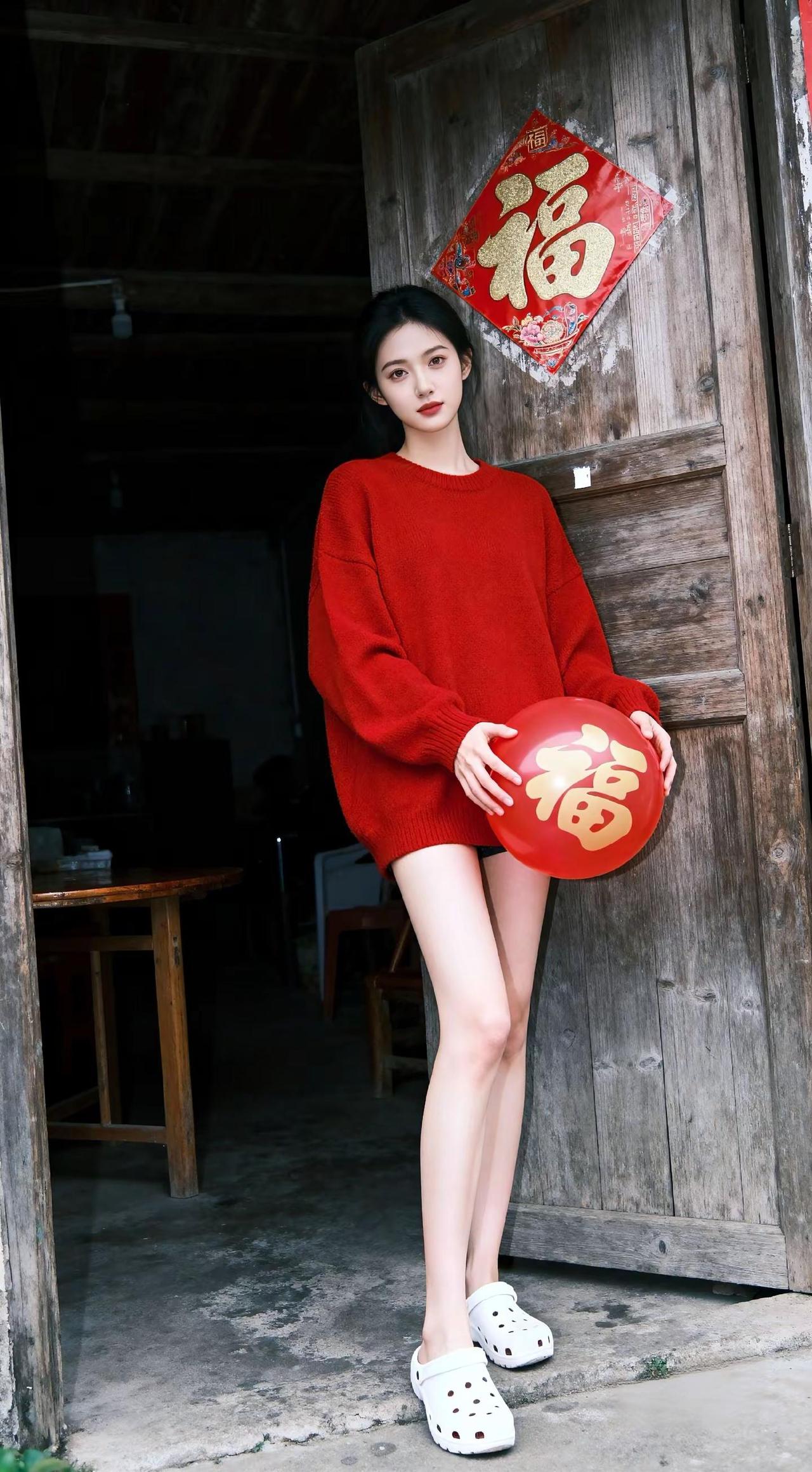 穿搭 2026 农村 农村女孩日常 拍照