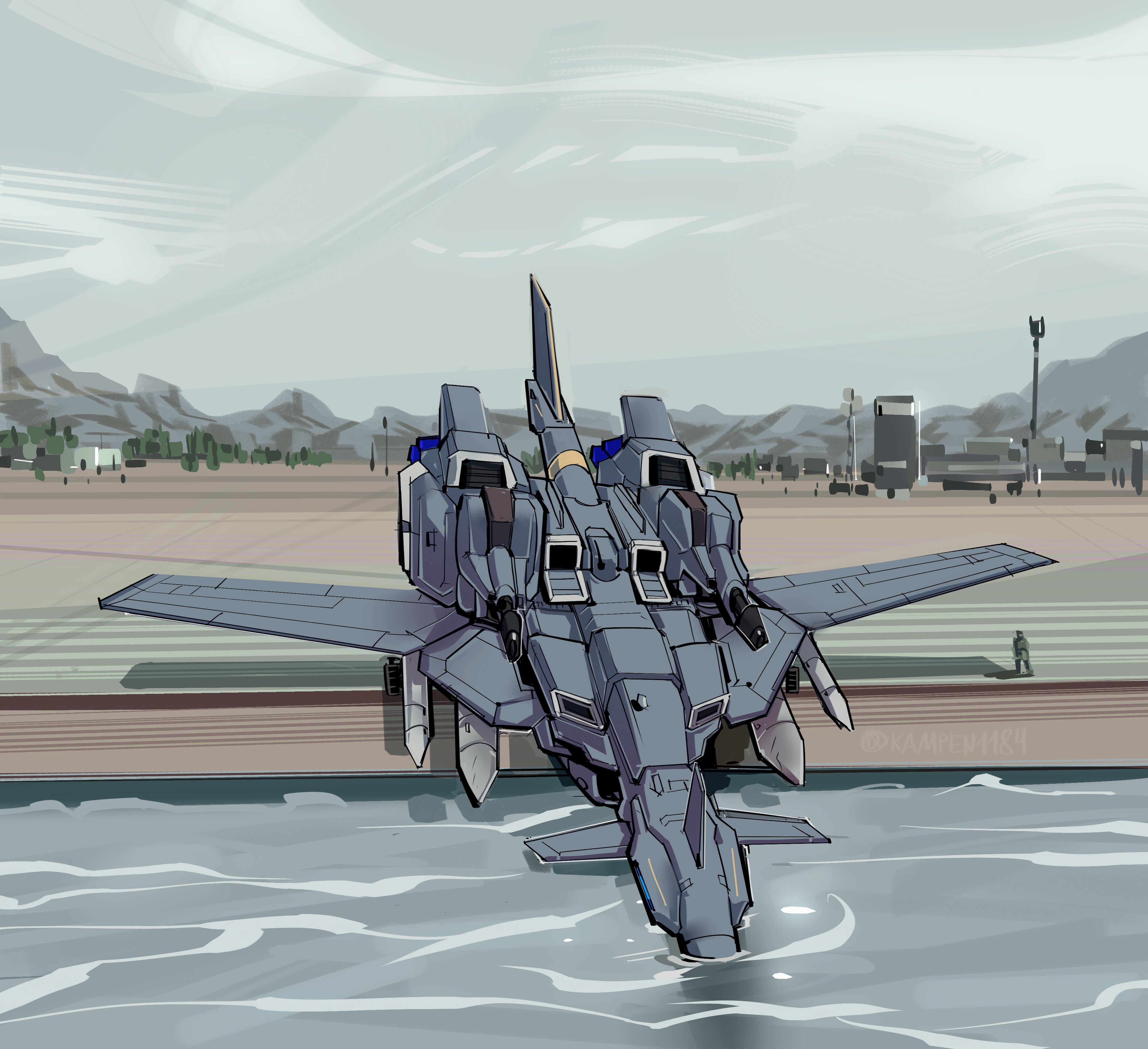 年幼Z-PLUS喝水的珍贵画面（via kampen1184高达 ​​​