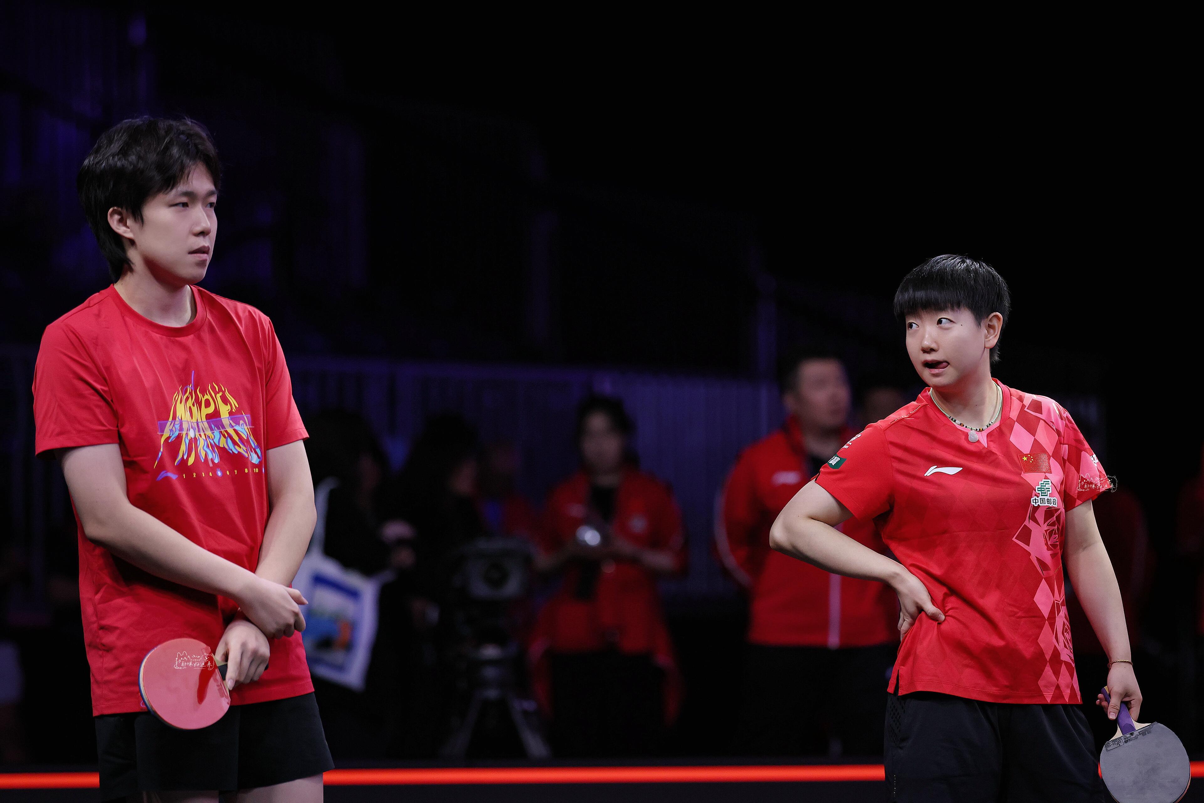 6.26 几张新pics🤓🏓孙颖莎/王楚钦 