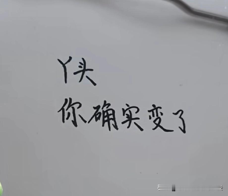 丫头
你确实变了
再多的委屈
你都不会和谁倾诉
再难的事
都选择一个人去扛
我想