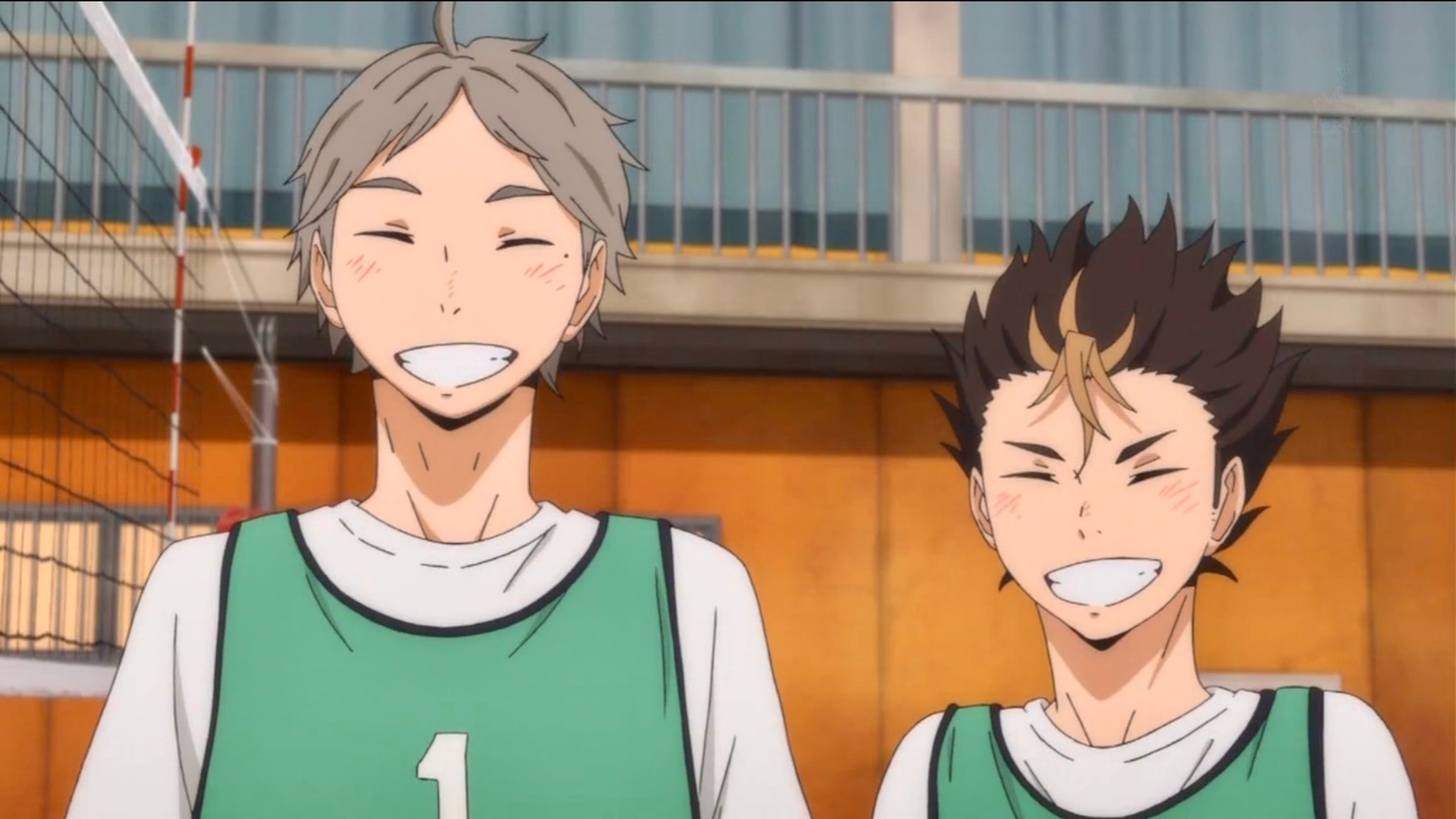 #排球少年[超话]##排球少年# 超有感染力的笑容 ​​​