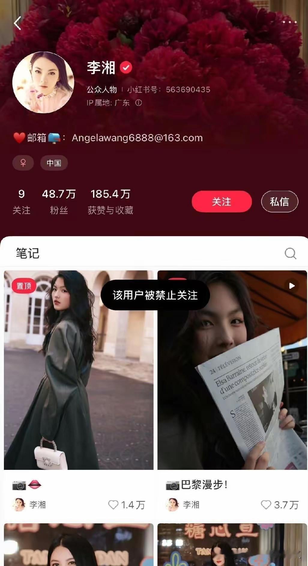 2026年娱乐圈这瓜一个接一个，1月16日李湘社交账号全被封，平台给出的理由是“