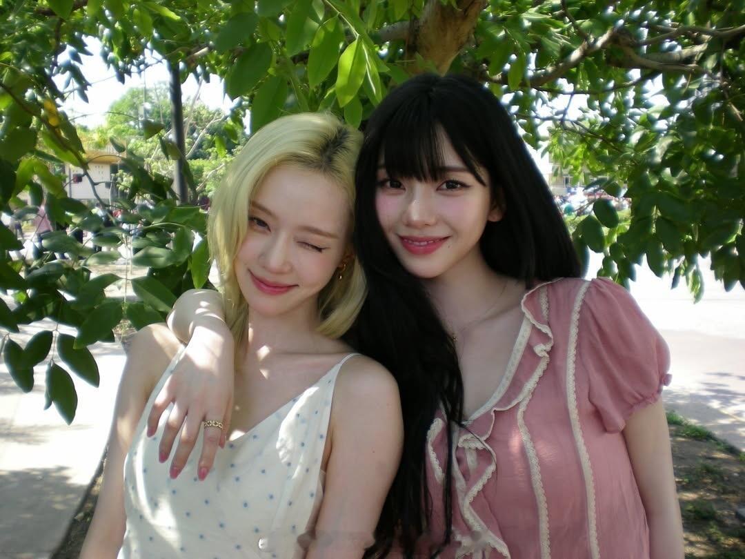 260614 aespa 柳智敏&金玟庭 公主nim 👸🏻👸🏻 