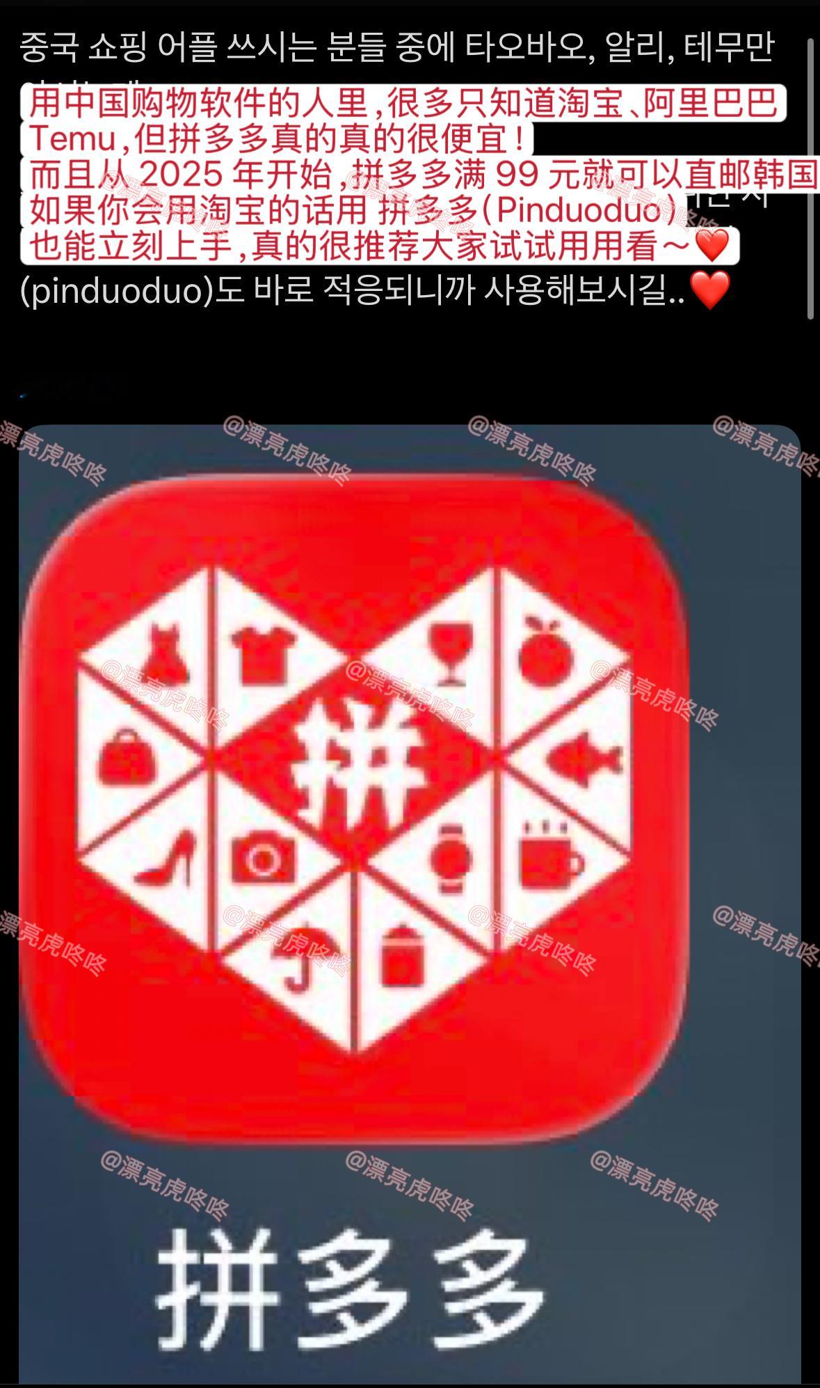 【twi】韩网友也被拼多多迷倒了 