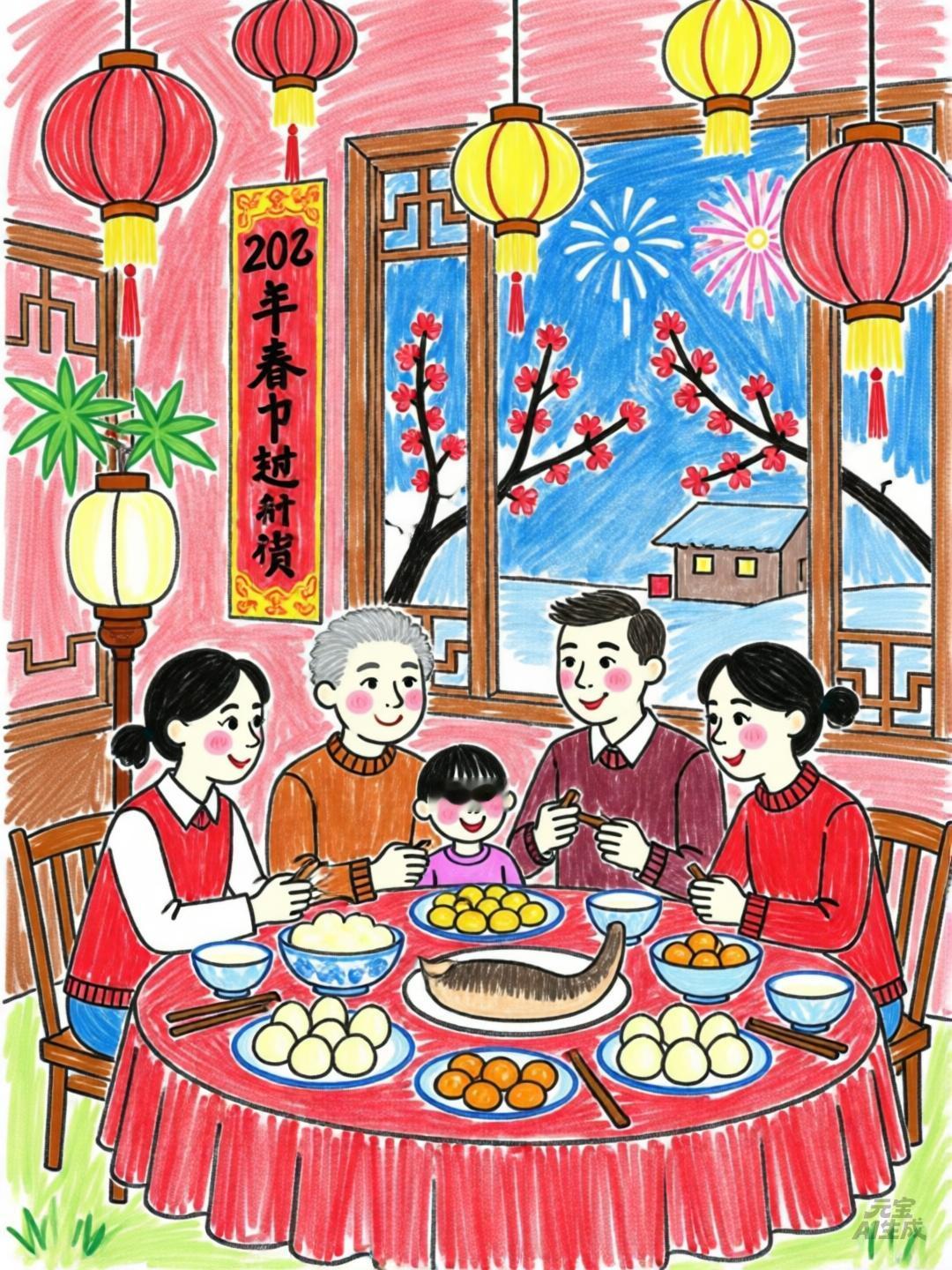 微信拜年成主流，发个祝贺图片就行，效率大大提高。
2026年又有新变化，AI拜年