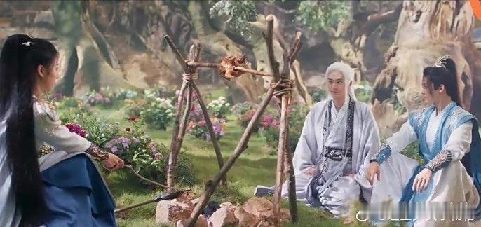 现在的电视剧离谱啊，烤个鸡放这么高，能不能有点生活常识 ​​​