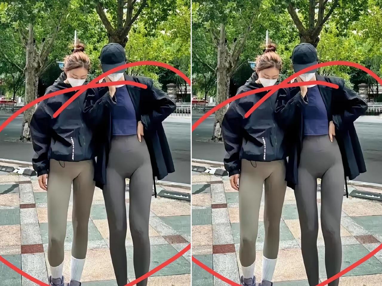 为啥现在街上到处都是穿这种紧身裤的人？
清明过后天气慢慢回暖，不管是街头路人，