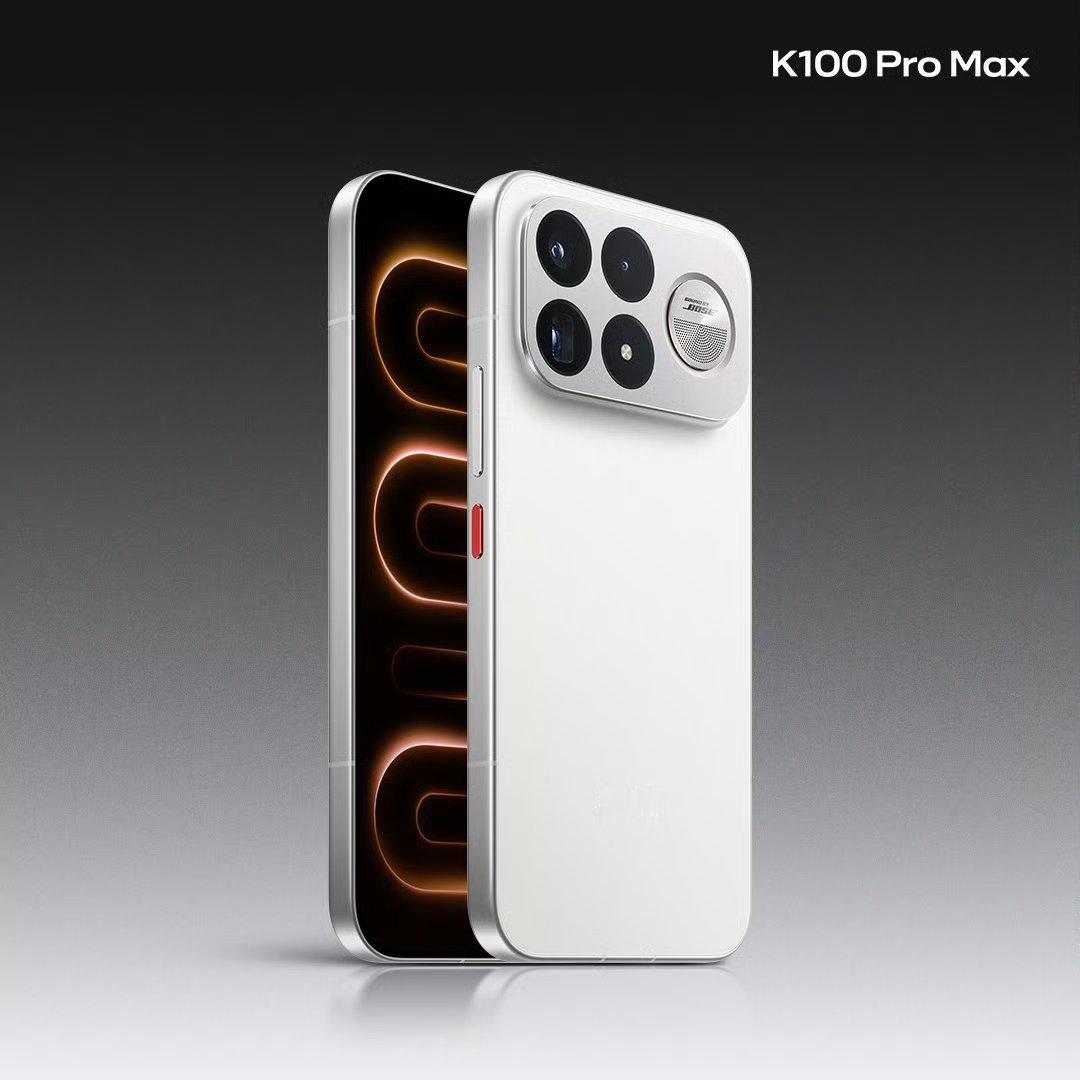 REDMI K100 Pro Max「流金白」配色，从个人审美角度评价白色依旧是
