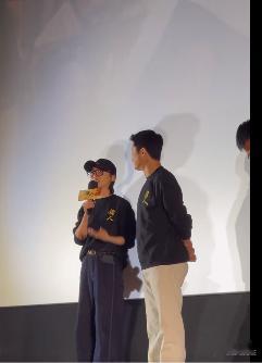 谢楠告诉吴京会有人为你而来谢楠现身镖人路演  谢楠一开口就破防了🥹！她读懂了《