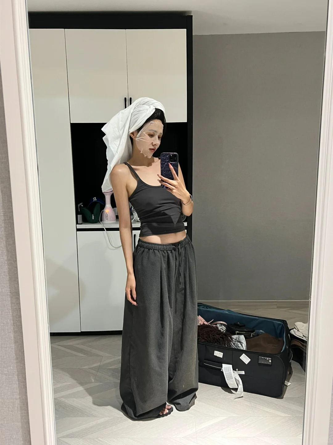 洗完澡拍拍