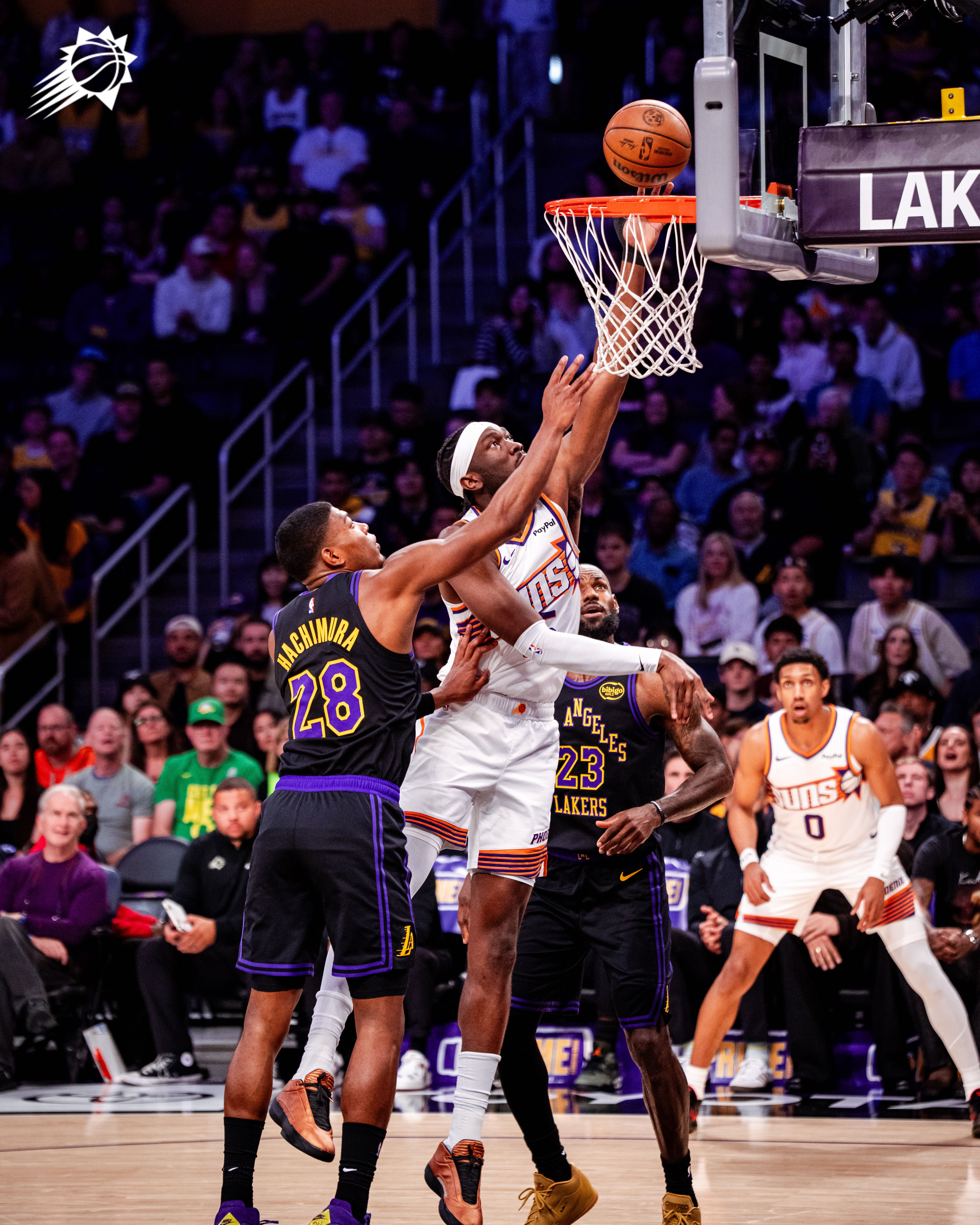 马威好脚步！打进篮下两分 💪菲尼克斯太阳 ｜旭日东升 ｜太阳vs湖人