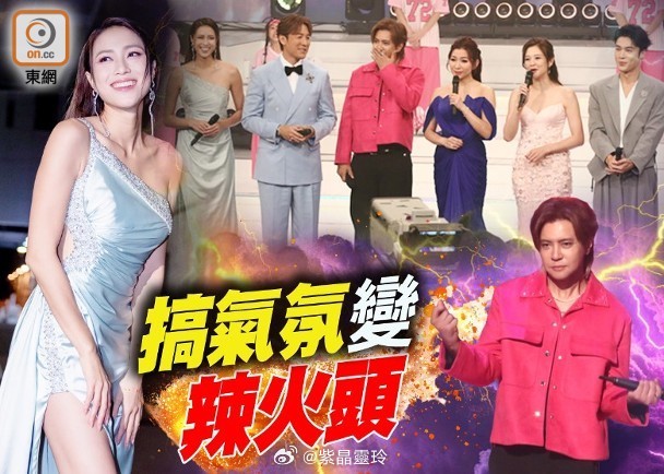 【On.cc】劉穎鏇擔大旗中伏　羅志祥慘變笑柄無綫長腿女神劉穎鏇前晚首度為直播慈