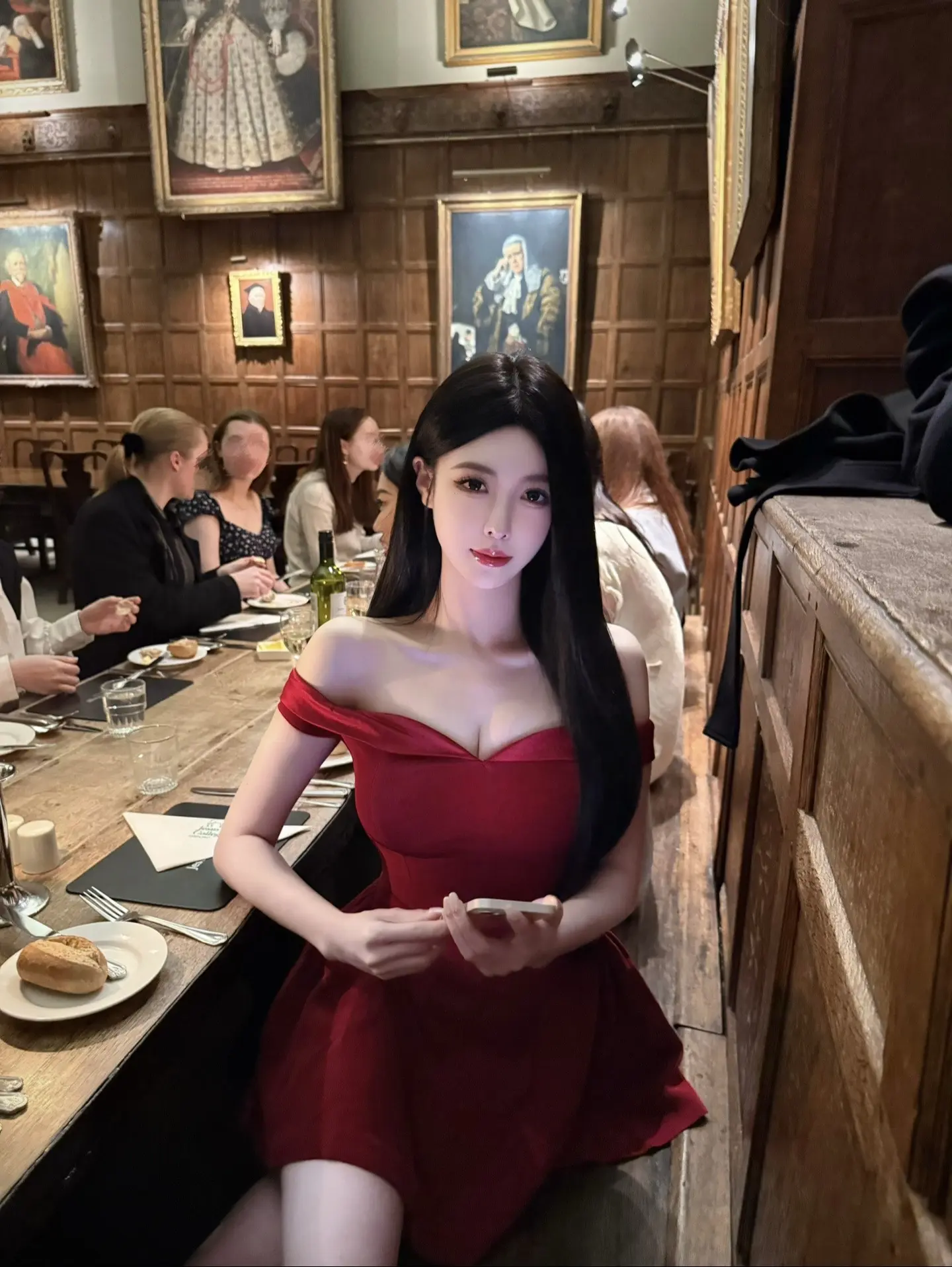 牛津formal dinner吃上了🎓。感谢我的学霸友友🍽️🥰