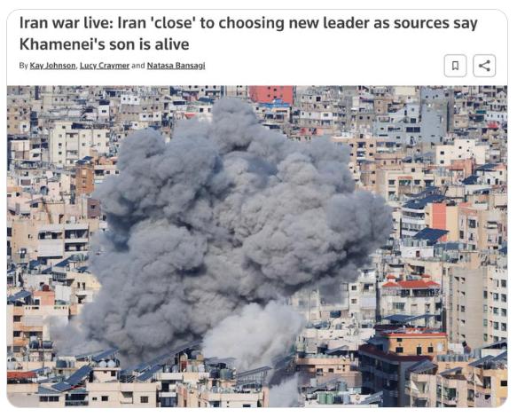 【路透社报道：伊朗护卫舰在斯里兰卡附近海域遭潜艇袭击，100多人失踪。】伊朗军舰