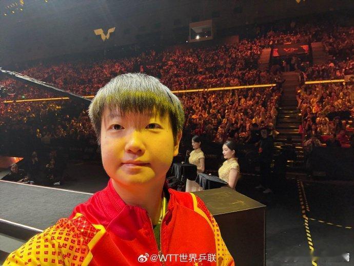 #孙颖莎获女单冠军# 是我爱的莎莎，厉害的莎莎！下个赛场见！多想去现场看场比赛啊