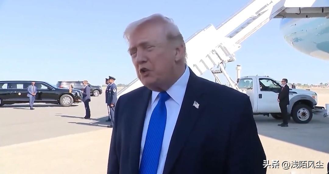 记者:“为什么要派海军陆战队去中东？”

特朗普:“”如果你处在我的位置，我问你