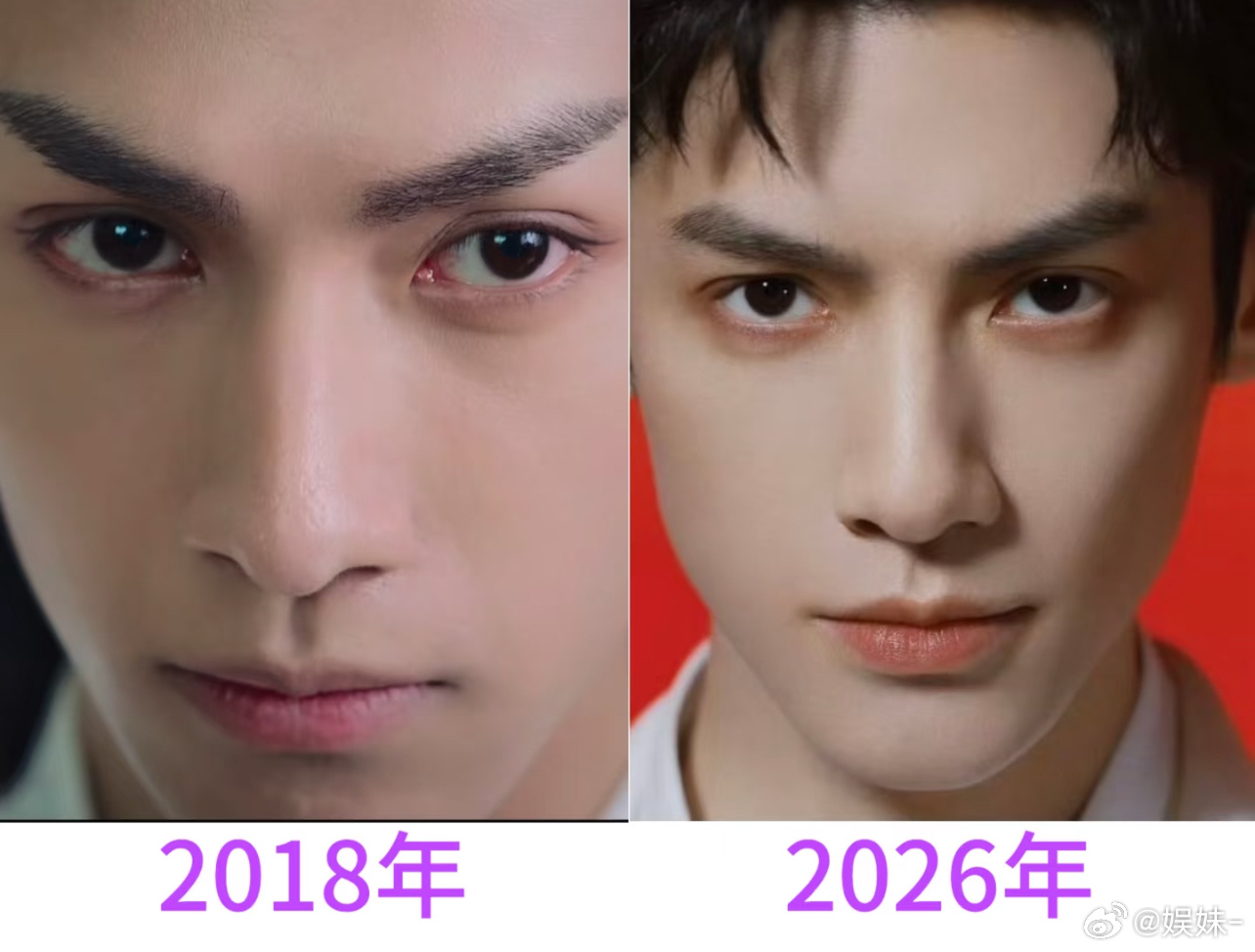 罗云熙也冻龄了，每个尺寸都长得分毫不差 