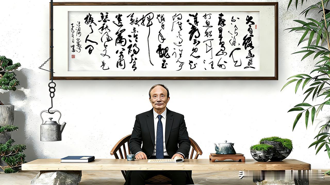 把横幅草书创作的《浪淘沙·北戴河》挂在办公室，那感觉简直绝了。一进办公室，目光就