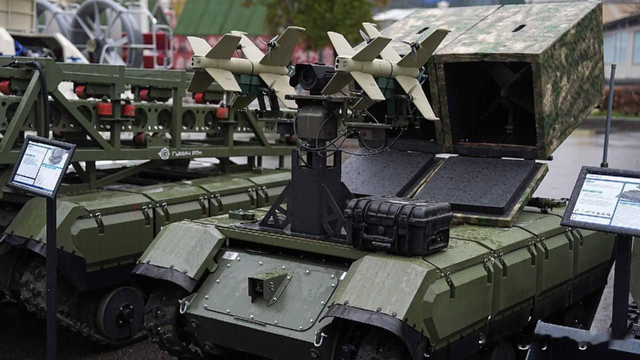 🇷🇺由俄罗斯古米奇RTK公司开发的Impulse-PVO地面机器人系统，能够