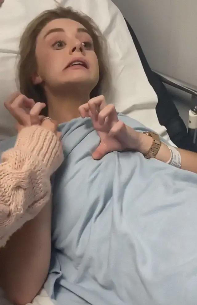 “太可怕了！”英国18岁女孩米莉·塔普林在成人礼夜店喝下两杯柠檬伏特加后，全身僵