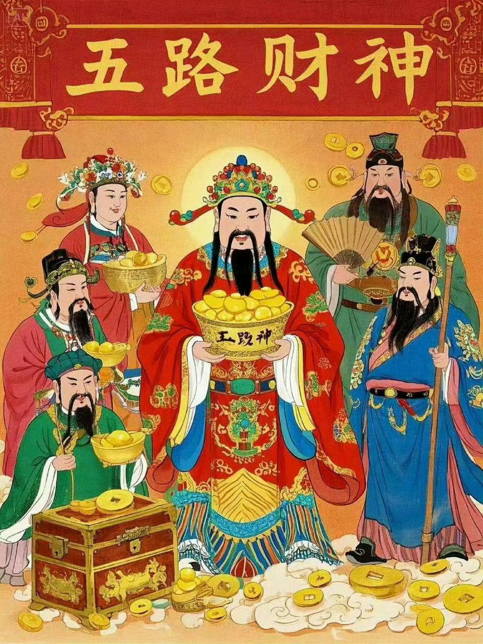 正月初五接财神已经火到国外了  歪果仁不语只是一味接财神  中国的传统文化已受国