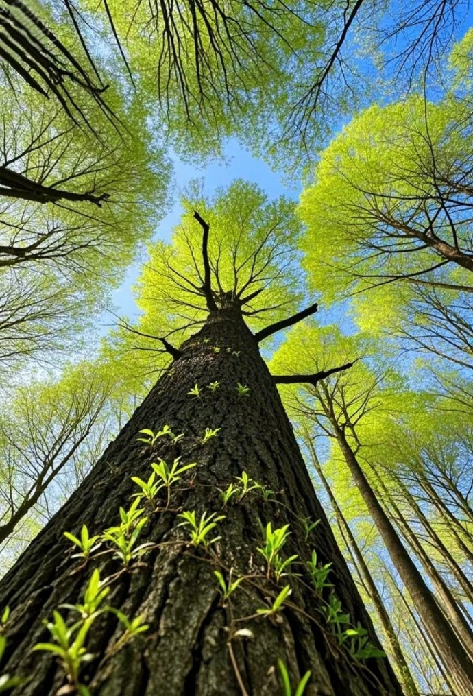 站在树下，突然明白了什么是生命力 ​ ​​​