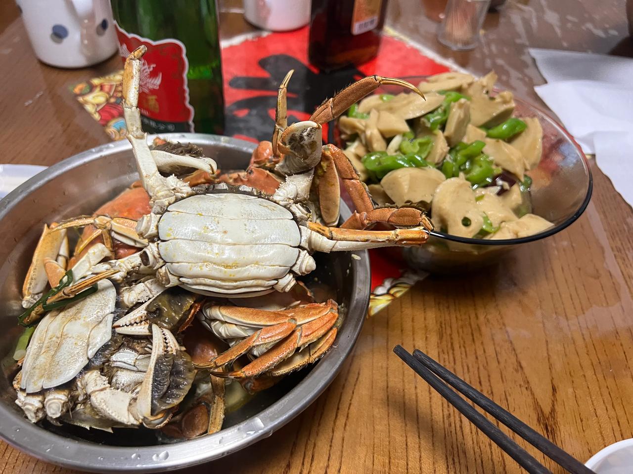 昨天是重阳节，你们登高望远了吗？

我们没有登高，就觉得重阳应该吃螃蟹，不是说重