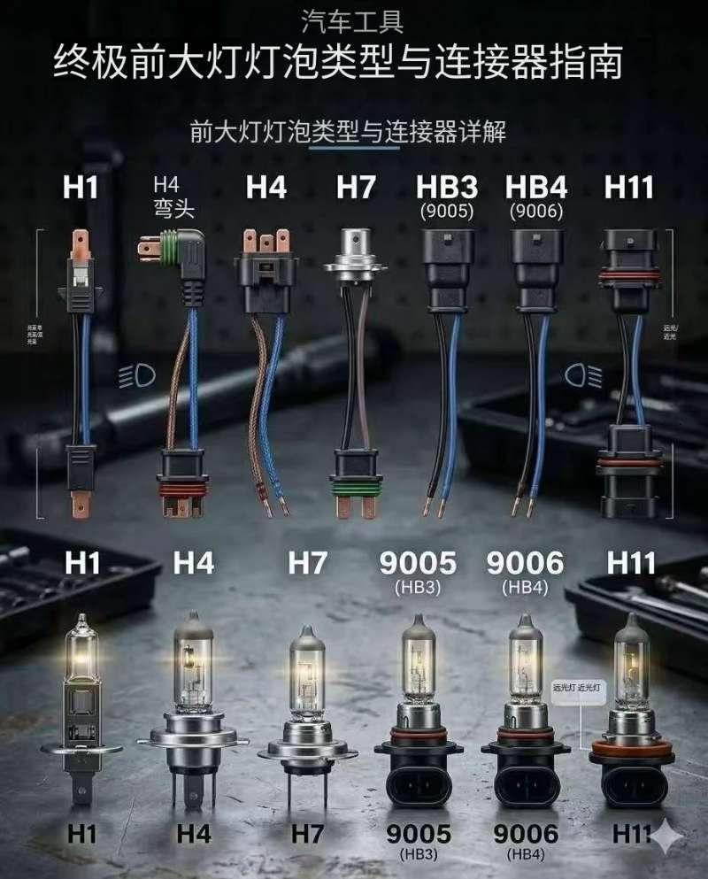 汽车大灯灯泡选购指南
 
🚗 还在为选大灯灯泡犯愁？这份终极指南来了！💡
 