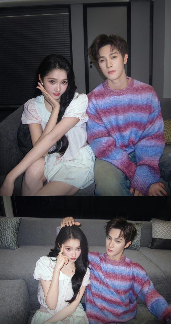  眼眸相对藏尽温柔情愫，同框画面赏心悦目，越看越般配关晓彤李昀锐对视这段心率飙升