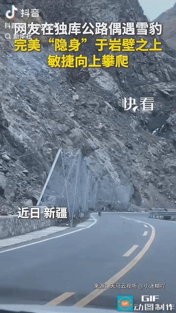 “上新华社了！” 新疆，一对男女驾车行驶在独库公路上，副驾女子不经意抬头看了一眼