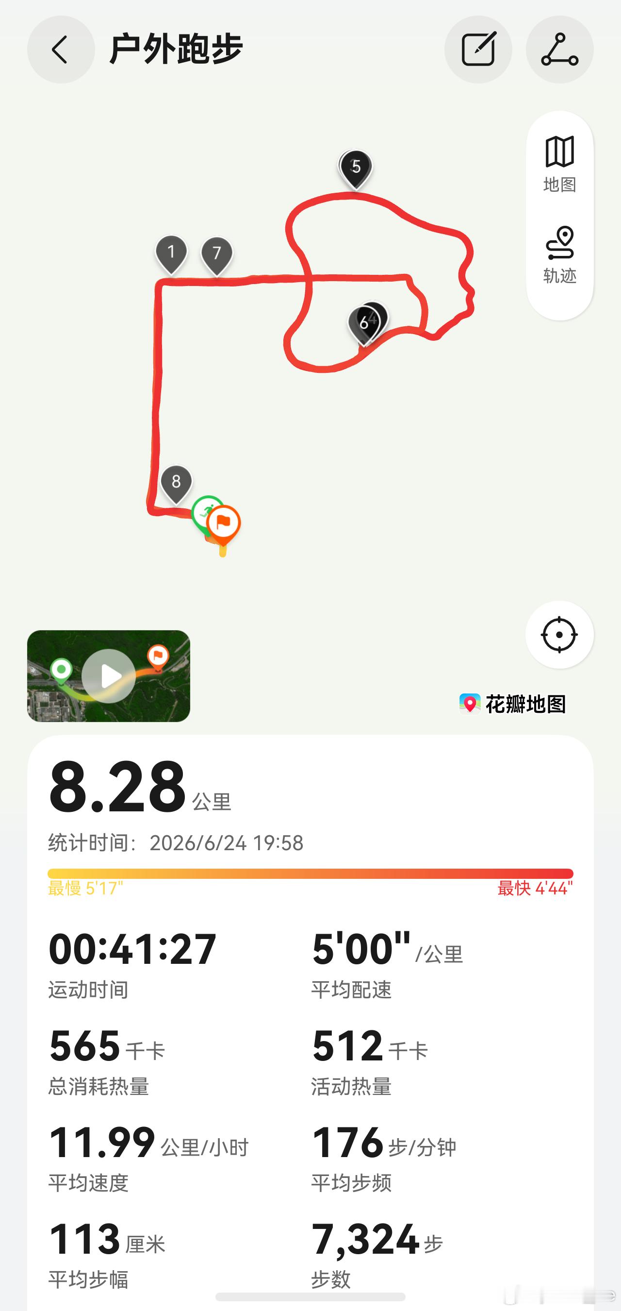 跑步跑步即刻开跑   Day69昨晚因为孩子不在家得以有空出来跑一圈柳林公园晚上