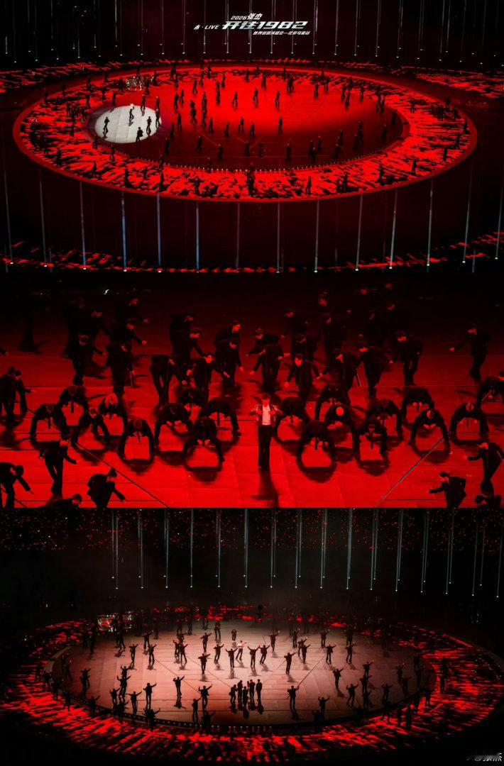 张杰演唱会群像从朋友、伴舞、乐队，再到全场歌迷，张杰演唱会群像真的好绝！鸟巢演唱