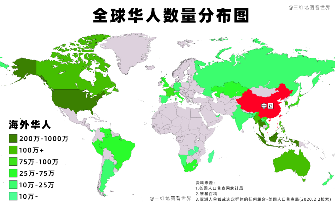 全球华人，美国最多。说明了什么？ ​​​