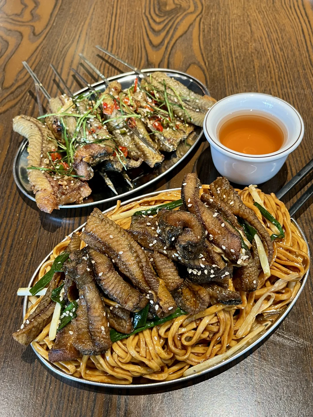 分享广州吃到鳝丝炒伊面