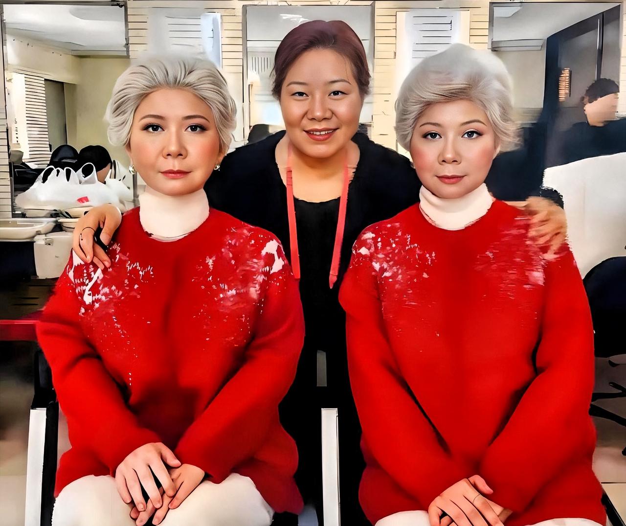 当蔡明收到“另一个自己”

你能想象吗，蔡明下了春晚舞台，直接收到了一个“自己”