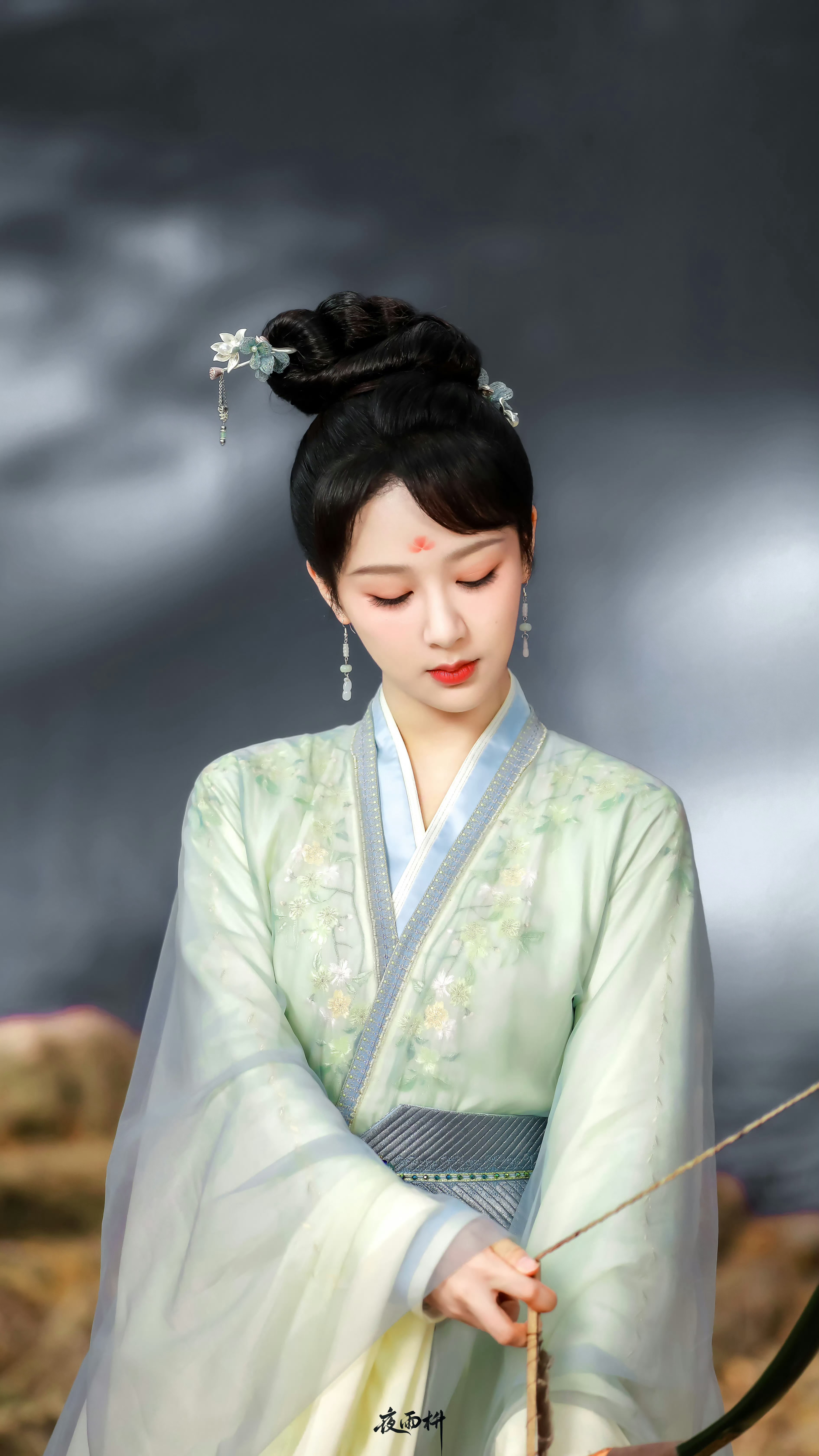 紫和绿色系小夭|何惟芳|李祯|颜淡 