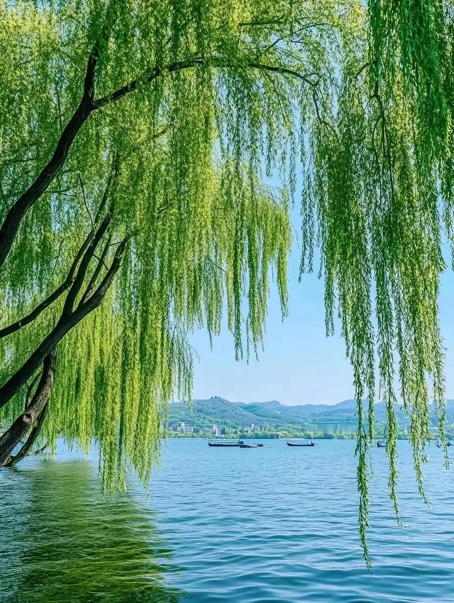 上联：春归有信柳先绿
下联：冬江水暖鸭先知