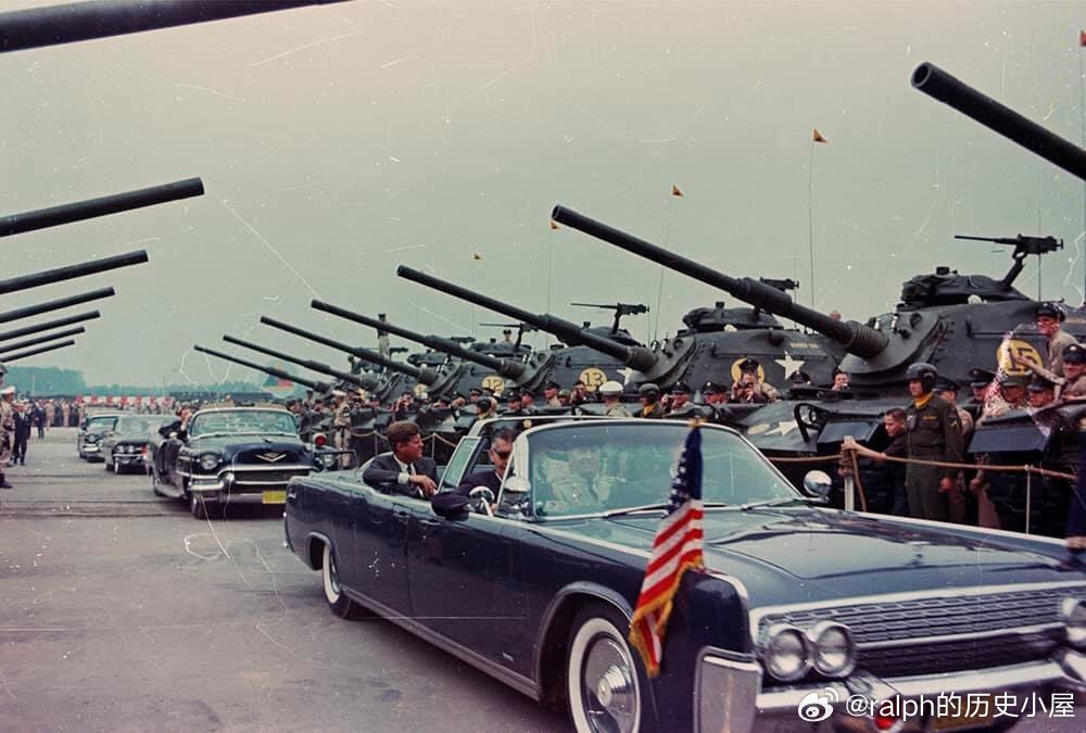 1963年6月25日肯尼迪视察西柏林历史影像