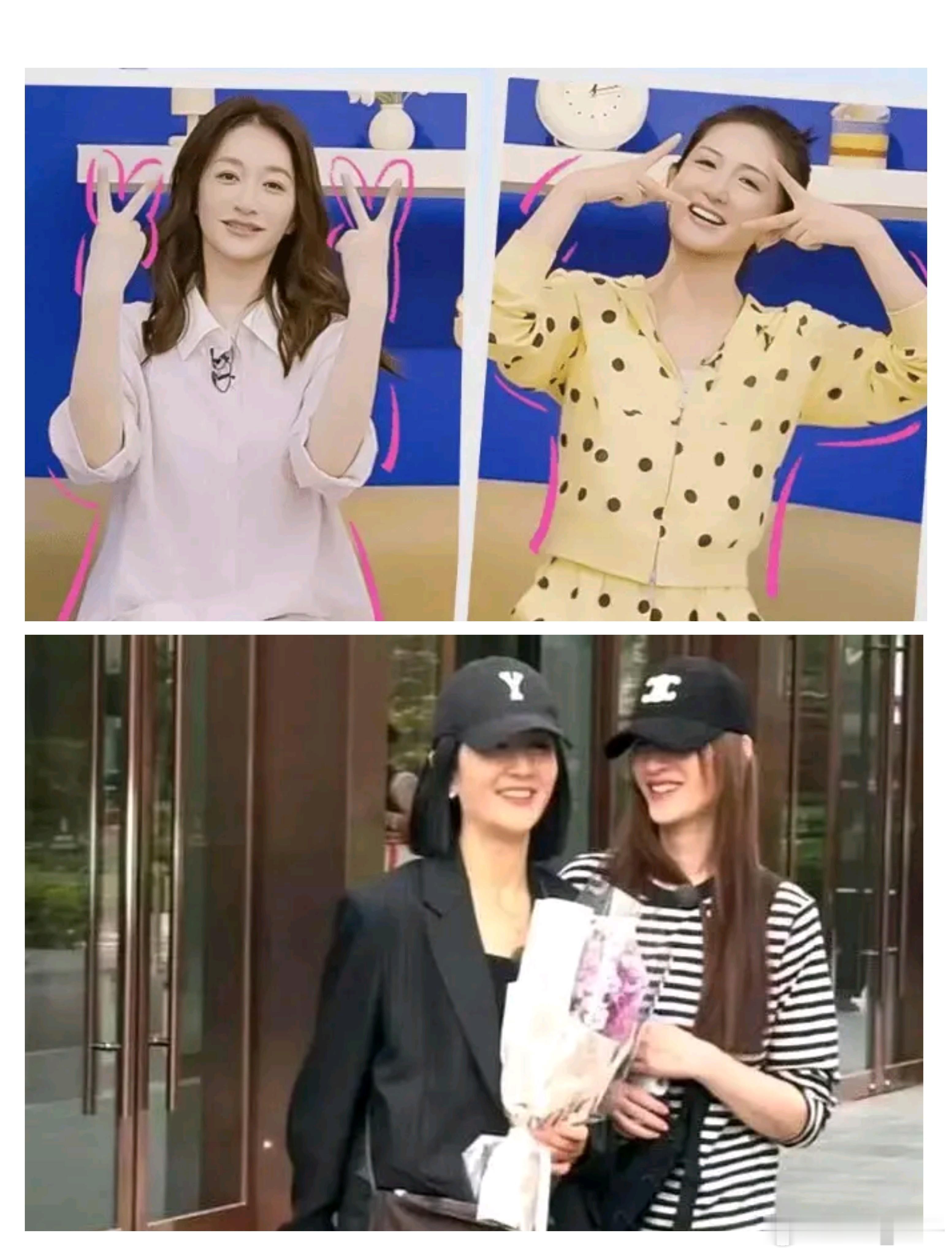 4月23号，谢娜和李小冉在节目里再次回应不和传闻的事儿，不得不说，这俩人的友情，