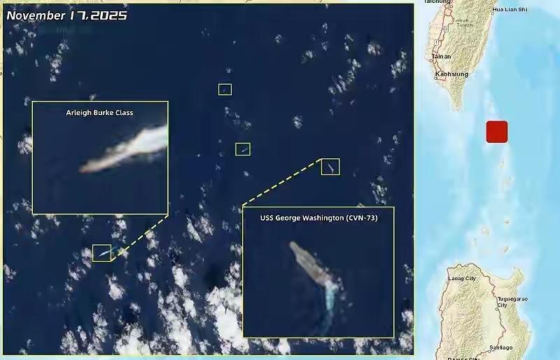 美航母闯黄岩岛，解放军12架轰炸机锁死航线，华盛顿号：撤退关岛

南海之上，美军