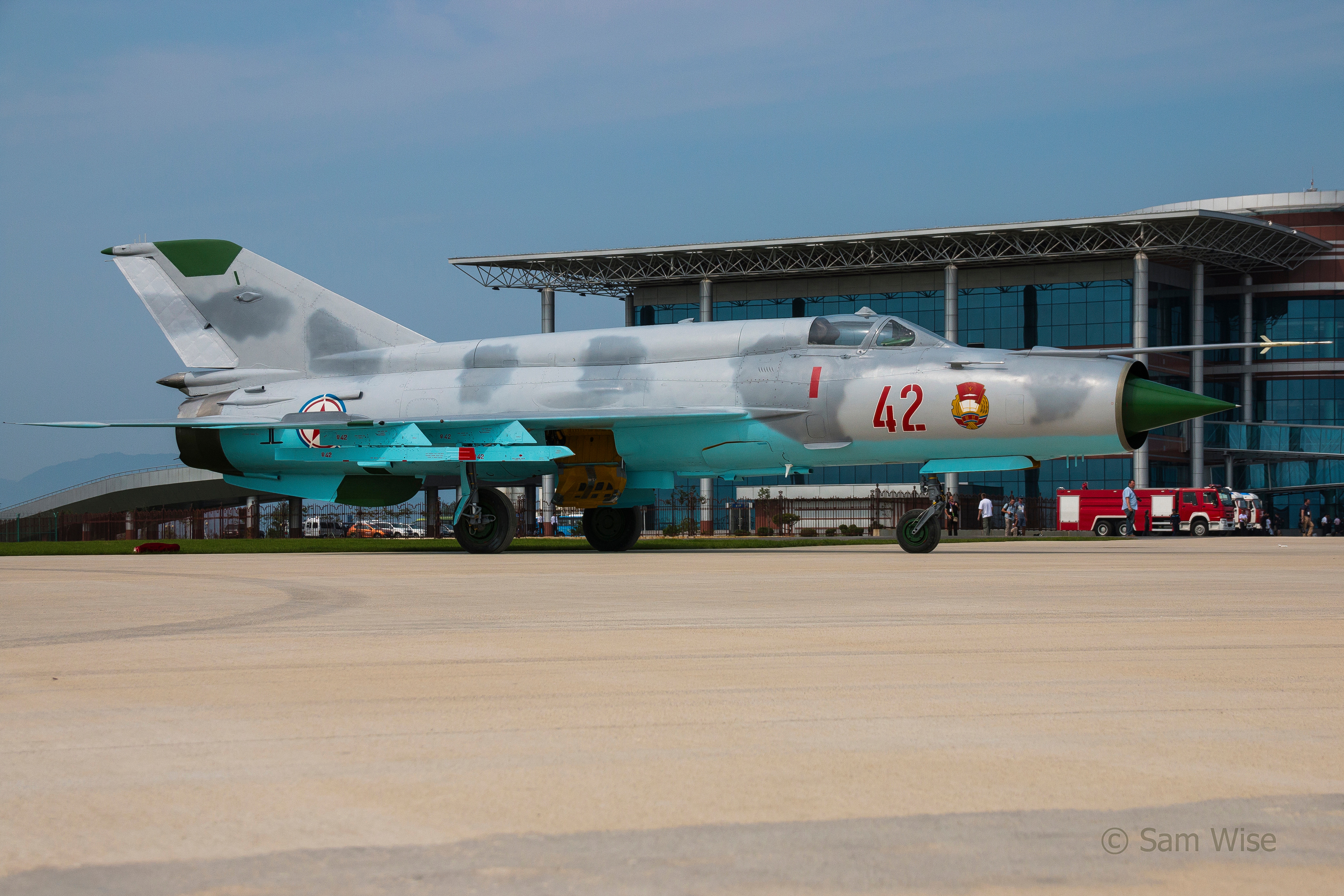 高分辨率图像 北朝的MIG21BIS，2016年元山航空展期间，照片作者SAM 