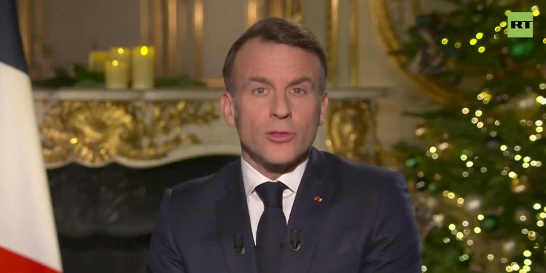 新闻快讯——马克龙新年致辞：1月6日，欧洲将作出“切实承诺”，以“保护乌克兰”。