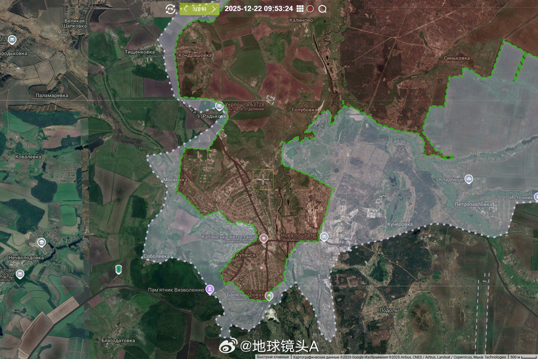 俄乌冲突 截至2025年12月22日，当地时间上午9时库皮扬斯克局势莫斯科汽车炸