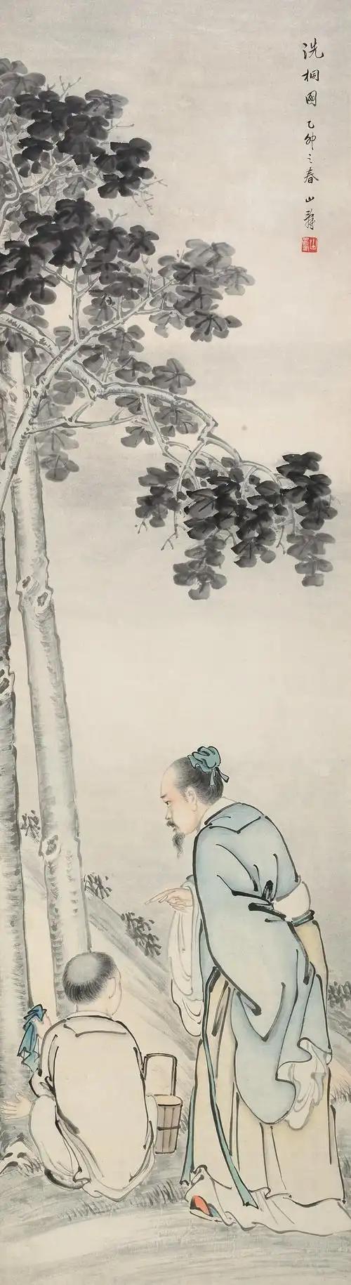 上联：歇脚桐下听蛙叫
下联：[比心]

网络图片/诚谢侵删